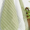 thumbnail image 3 of All-Clad Skipping Stripe & Wave Kitchen Towels, 4-Pack, Fennel, 3 of 5