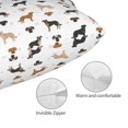 thumbnail image 3 of KLL Labrador Retriever Dog Pillow Covers Envelope Closure,Super Soft and Cozy Fuzzy Fleece Pillow Case Cover-20"x30", 3 of 6