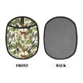 thumbnail image 2 of Pofeuu Jungle Animals Print Silicone Pot Mat Mitten With Hanging Loop Heat Resistant Oven Mitts Non-Slip Bbq Baking Smoking Potholders, 2 of 7