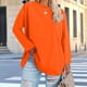 thumbnail image 1 of Uootdi Women's Plus Size Tops Crewneck Long Sleeve Sweatshirt Oversized Casual Loose Fit Basic T Shirts Blouse Gift, 1 of 5