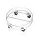 thumbnail image 5 of Soporte para macetas con ruedas y ruedas bloqueables para interiores Blanco, 5 of 9