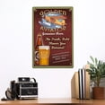 thumbnail image 2 of Aviator Beer, Vintage Sign (12x18 Aluminum Art, Indoor Outdoor Metal Sign Decor), 2 of 5