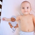 thumbnail image 4 of 7.87 Inch Soft Newborn Baby Dolls Vinyl Baby Dolls With Clothes Set Including Pacifier Realistic Doll Look Real, 4 of 7