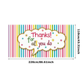 thumbnail image 3 of Colorful Design Thanks Banner Glitter Text Appreciation Decoration for Teacher's Day Employee Recognition Party Decor, 3 of 7