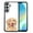Winking Golden Retriever Dog, variant on WIRESTER Shockproof Soft Rubber Cover Case for Samsung Galaxy A16 5G 6.7", Black Tan Pembroke Welsh Corgi Dog On Sunset Background