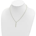 thumbnail image 4 of 14K Yellow Gold Polished Oval Link D/C Bar Necklace (18 X 2.5) Made In Indonesia sf2917-18, 4 of 5