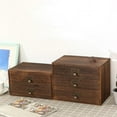 thumbnail image 3 of Solid Wood Multi Layer Drawer Desktop Storage Box Household Wooden Boxes Cosmetics And Jewelry Organizer Boxes, 3 of 5