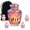 Pink Urn -15, variant on JAGASY Penguin Memorial Large Urn for Ashes Adult Male, Pink Urns for Ashes for Women, Snowy Glacier Decorative Urns for Couple, Water Cremation Urn for Husband & Wife, (10 Inch)