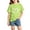 Light Green, variant on HGIEYS Girls Short Sleeve Tee Shirts Kids Summer Crewneck Tops 8-10 Years