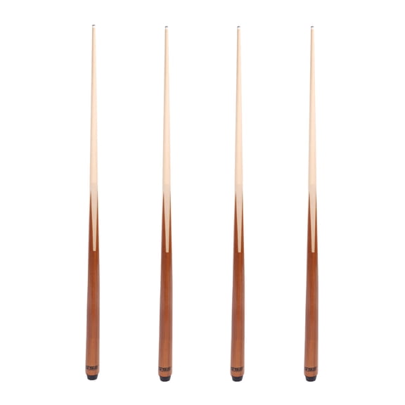 GSE Games & Sports Expert 58" 1-Piece Canadian Maple Billiard Pool Cue Sticks, Hardwood House Bar Pool Cue - 4 Pack