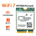 thumbnail image 4 of MT7925 WIFI 7 Card 5400Mbps M.2 Triple Band 2.4G/5G/6G Bluetooth 5.3 WiFi Card Adapter for Win10/Win11 Linux, 4 of 5