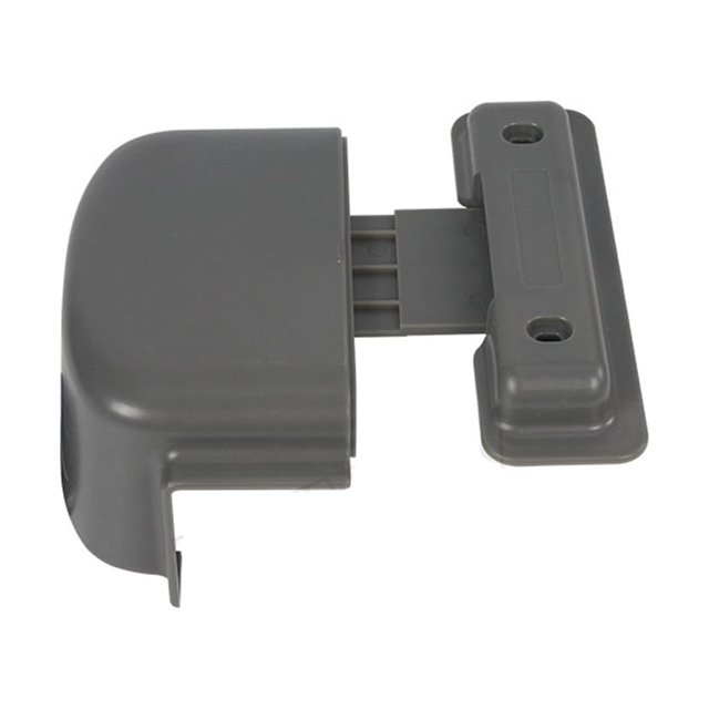 QualitChoice Lock Grey Plastic Durable Heavy Duty Fridge Freezer Childproof Push Catch Protection RV Cabinet Locks Accessories