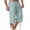 Light Blue, variant on Turilly Plus Size Shorts for Men Men's Solid Cotton Drawstring Elastic Waist Cropped Shorts