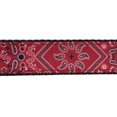 thumbnail image 3 of Country Brook Design® 7/8 inch Red Bandana Ribbon on 1 inch Black Nylon Webbing, 20 Yards, 3 of 4