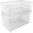 thumbnail image 4 of Sorbus 2-Tier Mesh Drawer Organizer with Pull Out Drawers, White, 4 of 5