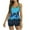 B-Black, variant on Wyobmus Women's Tankini Swimsuits Two Piece Tummy Control Swim Dress High Waist Tropical Leaves Printed Swimsuits With Boyshorts A-Black