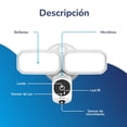 thumbnail image 3 of Cámara de seguridad inteligente para exteriores con reflector, detección de movimiento y bocinas Zkteco, 3 of 5