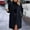Navy-Coat, variant on Qetyuw Trench Coat for Women Oversized Long Sleeve Peacoat Single Breasted Lapel Chunky Casual Overcoat