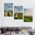 thumbnail image 4 of nygtbtfer Mooreland Landscape Canvas Wall Art Hanging Paintings Modern Artwork Abstract Picture Prints Home Decoration Gift Unique Designed Framed 12x16x3pcs, 4 of 4