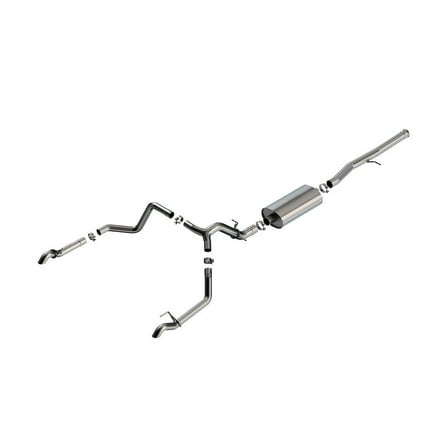 Borla 22-23 Chevrolet Silverado 1500 ZR2 & AT4X 6.2L CC SB Touring Cat-Back Exhaust System