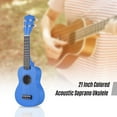 thumbnail image 6 of 21 Inch Colored Acoustic Soprano Ukulele Basswood Uke Portable Musical Instrument for Beginners Gift for Boys Grils, 6 of 7