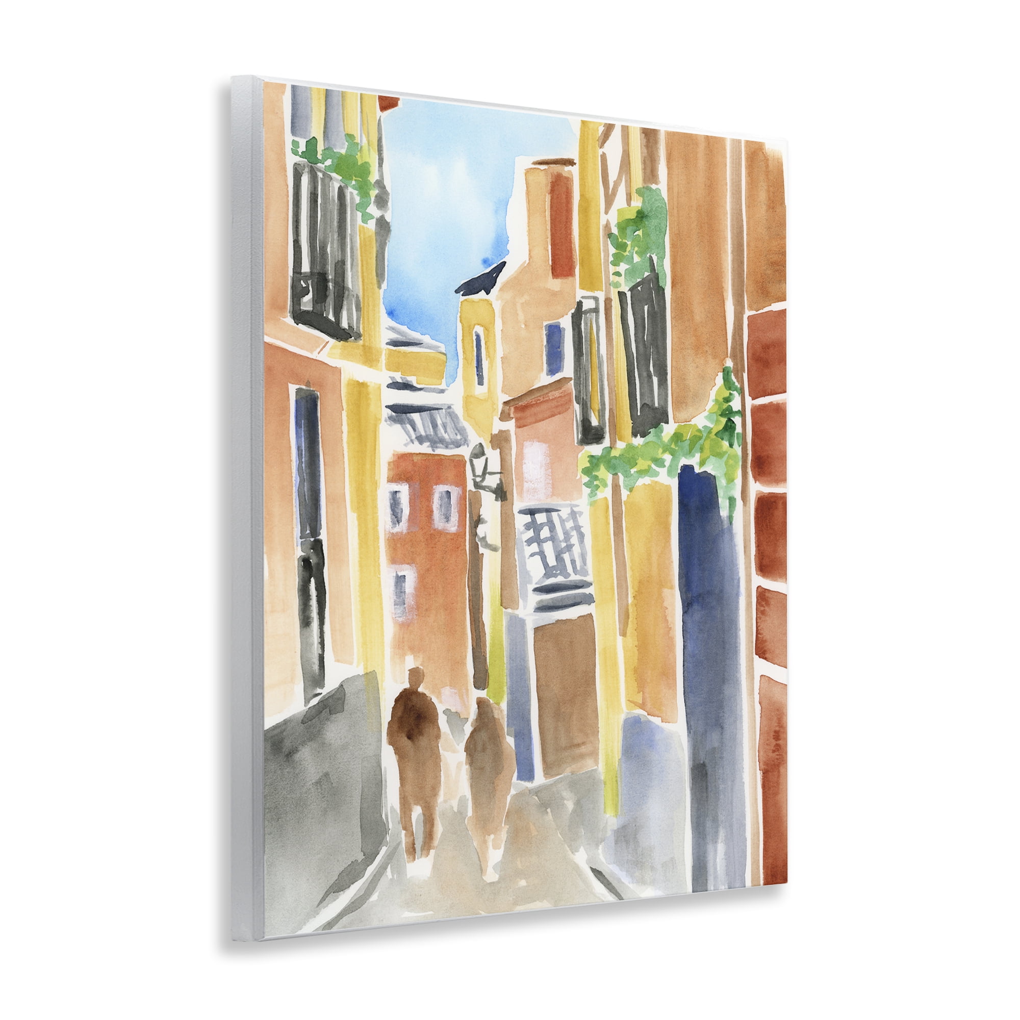Stupell Industries Calles de Madrid Architecture Wall Plaque Art, design by June Erica Vess