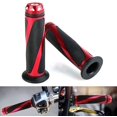 thumbnail image 1 of Universel Poignée Moto 1 Paire Universal 7/8" Motorcycle Caoutchouc Guidon Poignées (Rouge), 1 of 5
