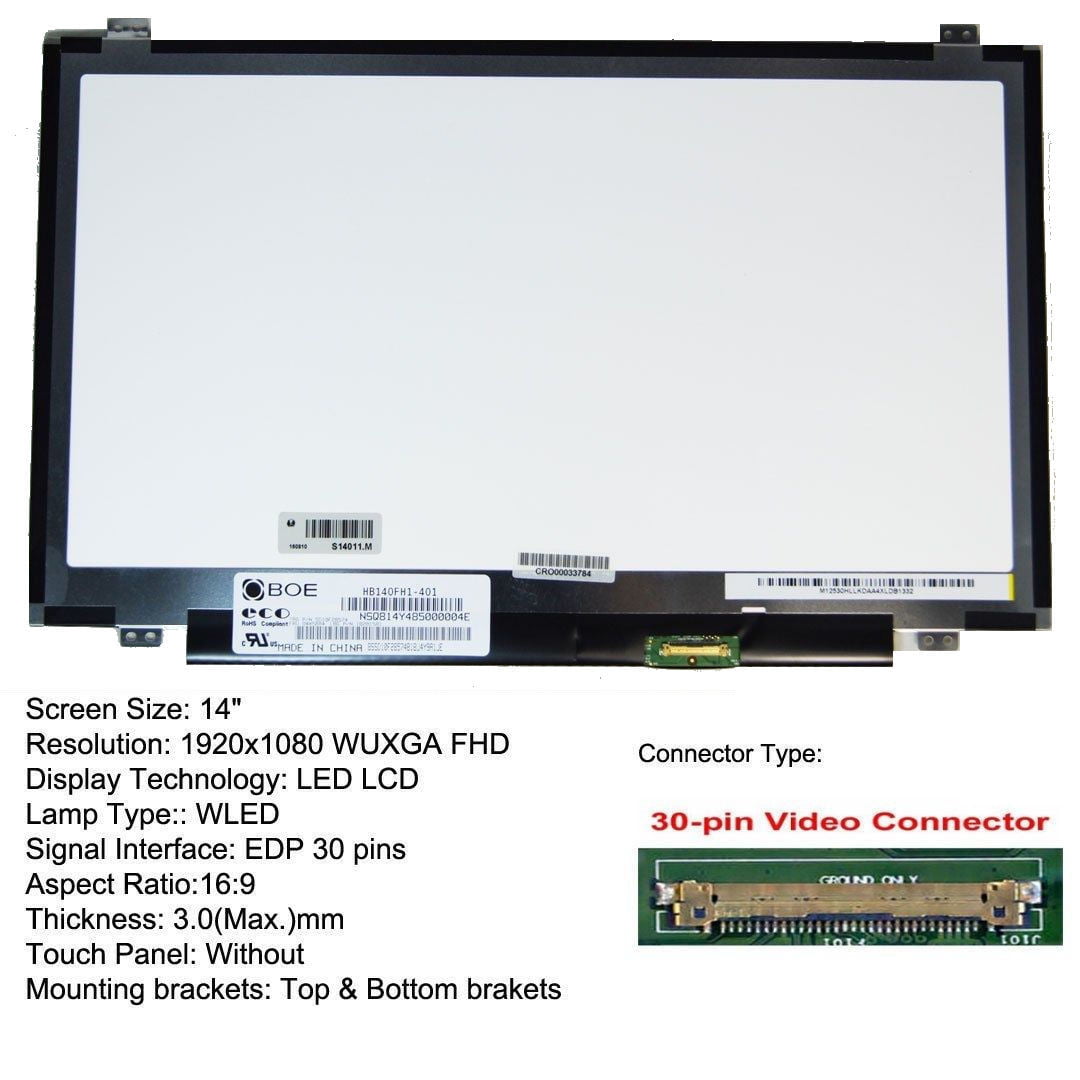 New Replacement for Lenovo ThinkPad T460S Back Cover FHD Non-Touch & LCD Bezel Sheet Sticker