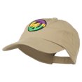 thumbnail image 2 of Peace Embroidered Pigment Dyed Cotton Cap - Khaki OSFM, 2 of 5