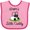 Pink and Fuchsia, variant on Inktastic Papa Little Golf Caddy Boys or Girls Baby Bib
