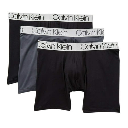 Calvin Klein Men`s Microfiber Boxer Briefs Pack of 3 (Black(NP2214-051 ...