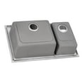 thumbnail image 5 of Ruvati RVM5176 Grey Stainless Steel 33 x 22 Inch Drop-in Double Bowl Sink, 5 of 10