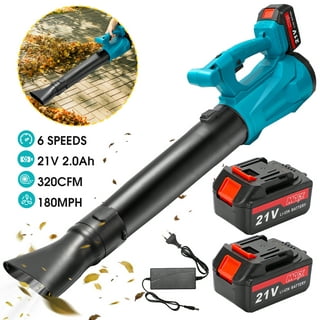 Mini Leaf Blower Red,2-in-1 Cordless Small Blower with 4.0Ah Battery and  Charger,21v Blower for Inflating,Blowing Leaf,Clearing Dust & Small  Trash,Car