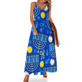 thumbnail image 1 of Nueva bandera de Estados Unidos - Vestido sin mangas con estrellas y rayas de EE. UU. Vestido largo para mujer Vestido holgado para mujer Mono de verano para mujer, 1 of 7