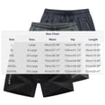 thumbnail image 3 of EOYWHK Beach Shorts with Pockets Elastic Waist Mens Casual Shorts Soft Lightweight Breathable for Basketball Running Gym Active Wear Black, Size L, 3 of 9