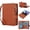 Brown, variant on For Samsung Galaxy Z Fold8 Multifunctional Wallet Case with Zipper Pouch,RFID Blocking PU Leather,Magnetic Closure Flip Stand Purse with Pencil Holder+Wrist Strap Phone Cover,White