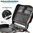 thumbnail image 4 of FORMRS Zipper Binder with Shoulder Strap 2-inch Ring 500 Sheet Capacity File Bag, Floral Vase, 4 of 5