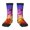 2 Black-1, variant on Palm Trees at Sunset Pattern Children's Socks, Socks Gifts ,kids Crew Soft Cotton Socks , Moisture-Wicking, Durable, Ideal for Daily Wear & Sports