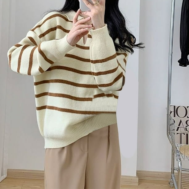 CHYSP Spring Autumn Winter Women Casual Warm Nice Sweater Woman Female Plus  Size Winter Clothes for Women (Color : White, Size : S Code) : :  Clothing, Shoes & Accessories