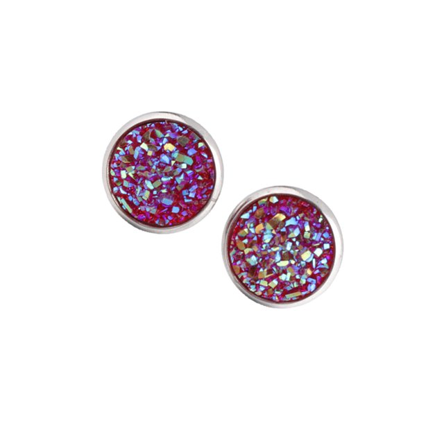 Qarigey 1 par de pendientes de tuerca de acero inoxidable para mujer, regalos para novias y esposas, joyería decorativa, fiesta de celebración de Ropa, zapatos y accesorios Miscelánea tipo 3 Qarigey AP011021-03