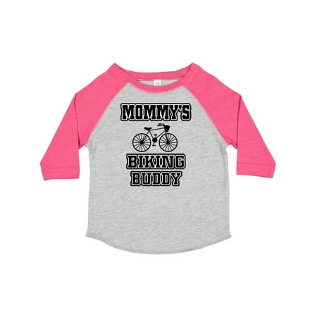 

Inktastic Mommys Biking Buddy Gift Toddler Boy or Toddler Girl T-Shirt