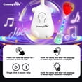 thumbnail image 6 of Gummy Glow Glowing Music Lollipop, Sugar-Free Mixed Fruit Flavor Candy Vegan 2 Counts Strawberry and Peach, 6 of 10