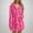 Hot Pink, variant on DJDLJWCJ Robe for Women Long Sleeve Soft Bathrobe Fleece Warm Solid Tie Waist Womens Robes, Pajamas Loungewear Blue 3XL
