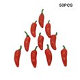 thumbnail image 3 of 50Pcs Simulation Fake Fruits Vegetable Decoration Pepper Crafts School Handmade Models Props Photography Crafts Home Kitchen Party Red, 3 of 9