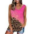 thumbnail image 2 of SMihono Hauts pour Femmes Débardeur Femme Imprimé Floral Ajusté Col Rond Sans Manches Tunique Tee Débardeurs pour Femmes Hauts d'Été pour Femmes, 2 of 5