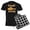 With Checker Pant, variant on - Feast Mode Men's Dark Pajamas - Men's Dark Loose Fit Cotton Pajama Set
