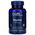 thumbnail image 1 of Life Extension | Glicina, 1000 mg, 100 cápsulas. Suplemento para el refuerzo del tejido conjuntivo de todo el cuerpo., 1 of 8