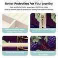 thumbnail image 3 of Thanksgiving Grapes Travel Portable Square Jewelry Box for Rings Earrings Necklaces Bracelets Girls Women Display Case Holder Organizer Stand Storage Box, 3 of 6