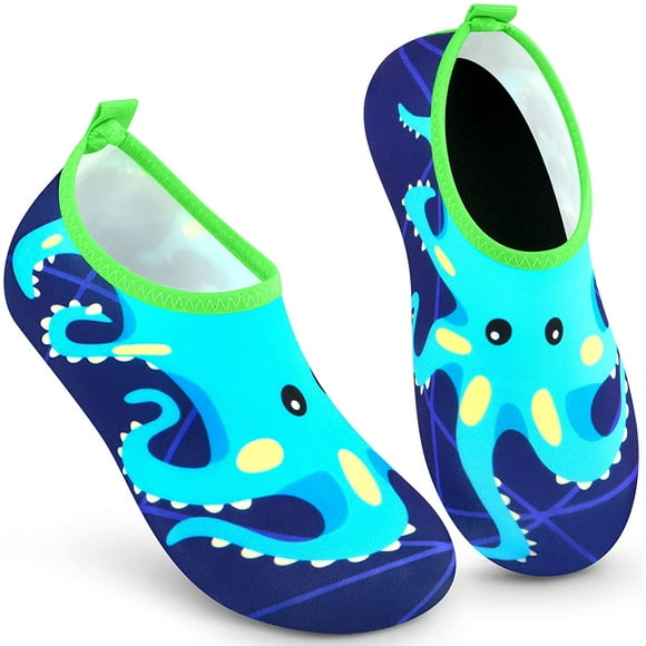 Kids Water Shoes for Toddler Boys Girls Water Shoes Swim Socks for Infant Big Kids Quick Dry Non-Slip Water Beach Aqua Sports Shoes