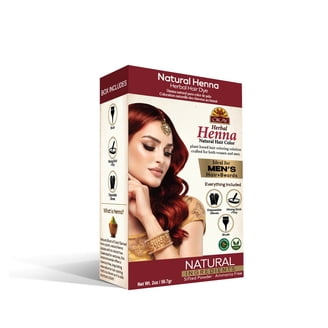 100% Natural Organic Henna Powder for Hair with 6 Ayurvedic Herbs